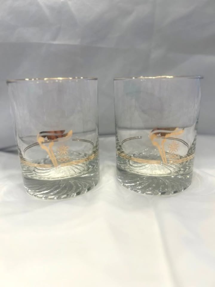1988 Calgary Olympics Whiskey Glasses - Set of 10 - photo 2