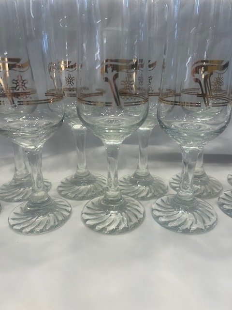1988 Calgary Olympics Champagne Flutes - 15 Glasses - photo 4