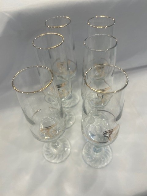 1988 Calgary Olympics Champagne Flutes - 15 Glasses - photo 5