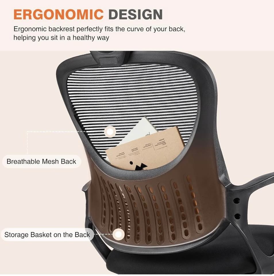 Ergonomic Office Chair with Adjustable Headrest - photo 4