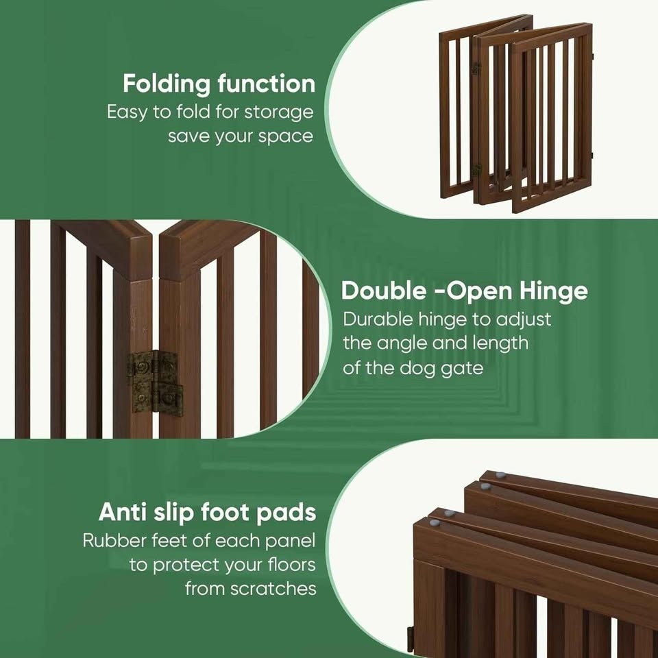 Dog Gate, Freestanding Dog Gates for Doorways - photo 2