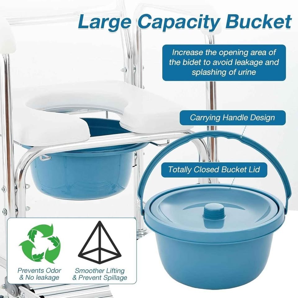 3-in-1 Commode Chair for Seniors - photo 3