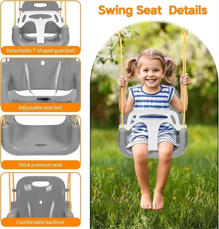 4 in 1 Toddler Swing Set & Baby Jumper - photo 3