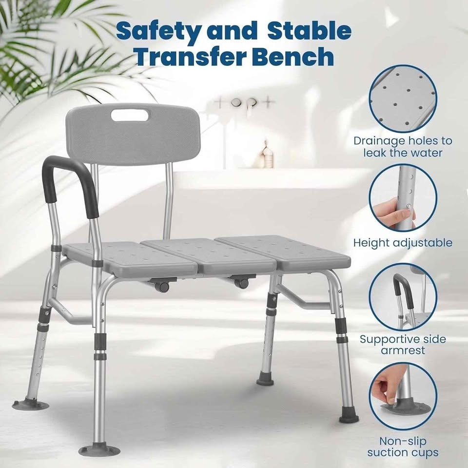 Tub Transfer Bench & Shower Chair - photo 3