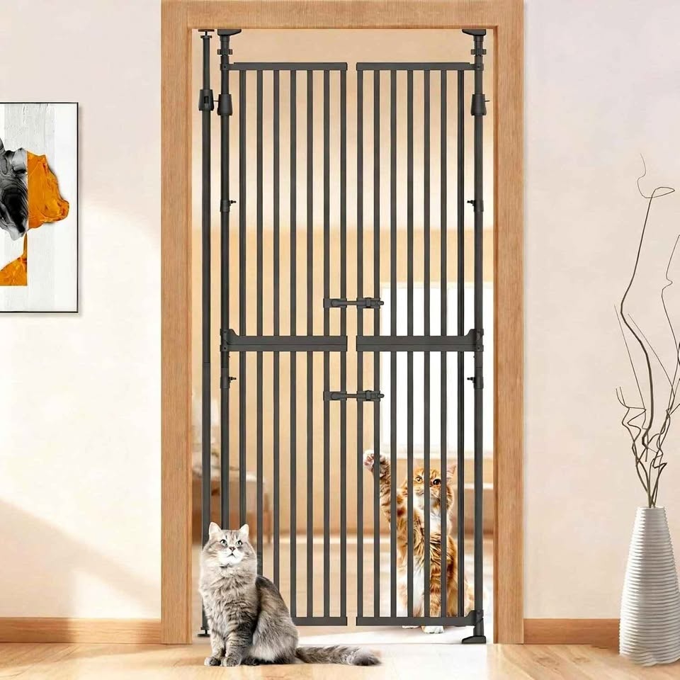 Extra Tall Cat Gate 33-37.8" Doorway Gate