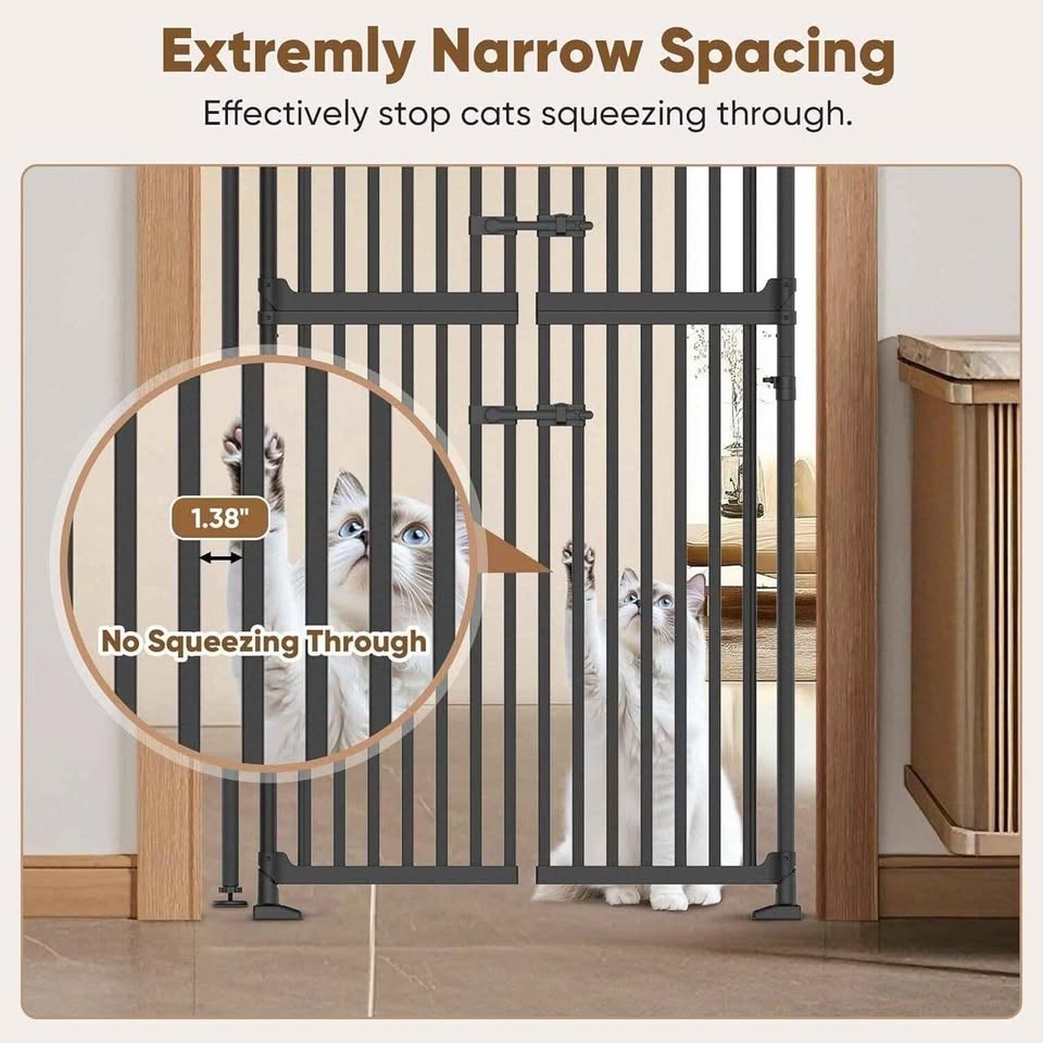 Extra Tall Cat Gate 33-37.8" Doorway Gate - photo 4