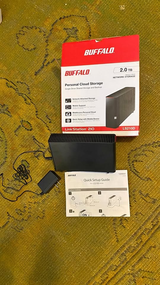 BUFFALO LinkStation 210 2TB Personal Cloud Storage