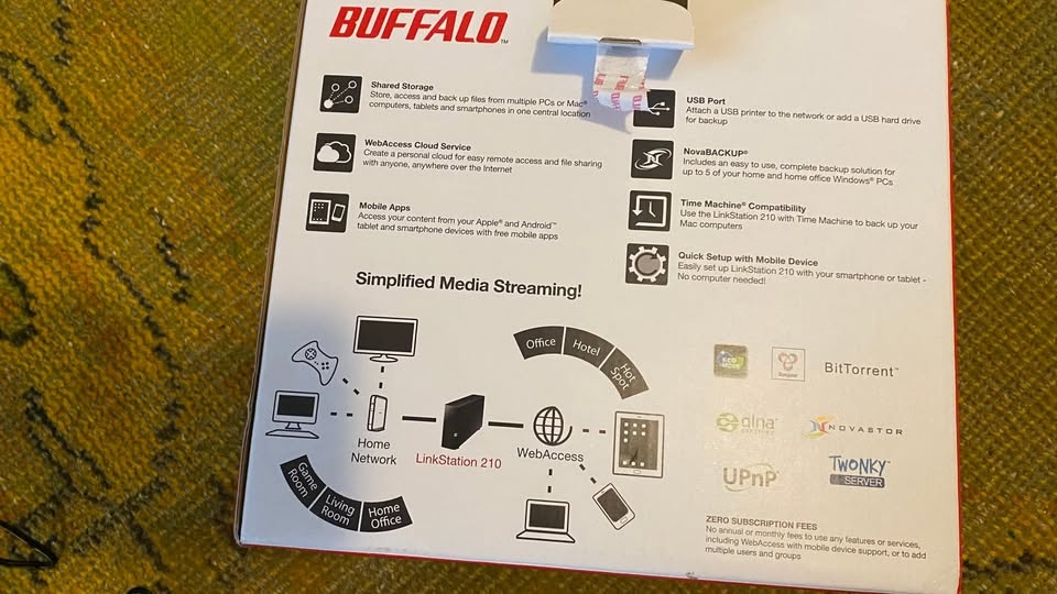 BUFFALO LinkStation 210 2TB Personal Cloud Storage - photo 3