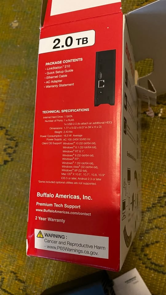 BUFFALO LinkStation 210 2TB Personal Cloud Storage - photo 4