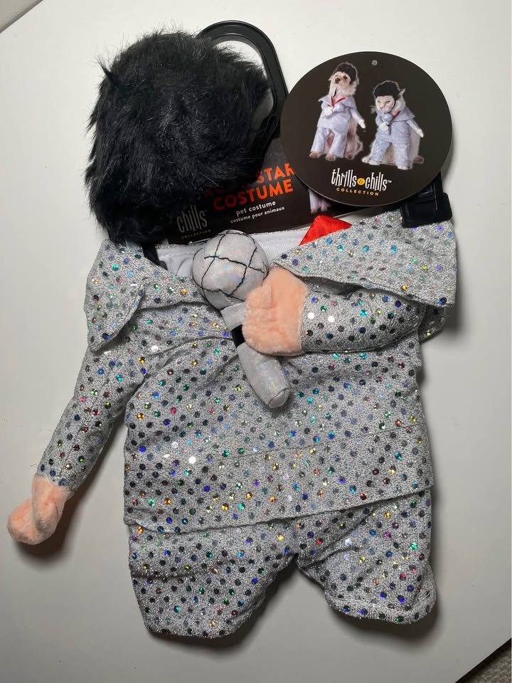 Halloween Dog & Cat Elvis Singer Costume - Small - photo 2