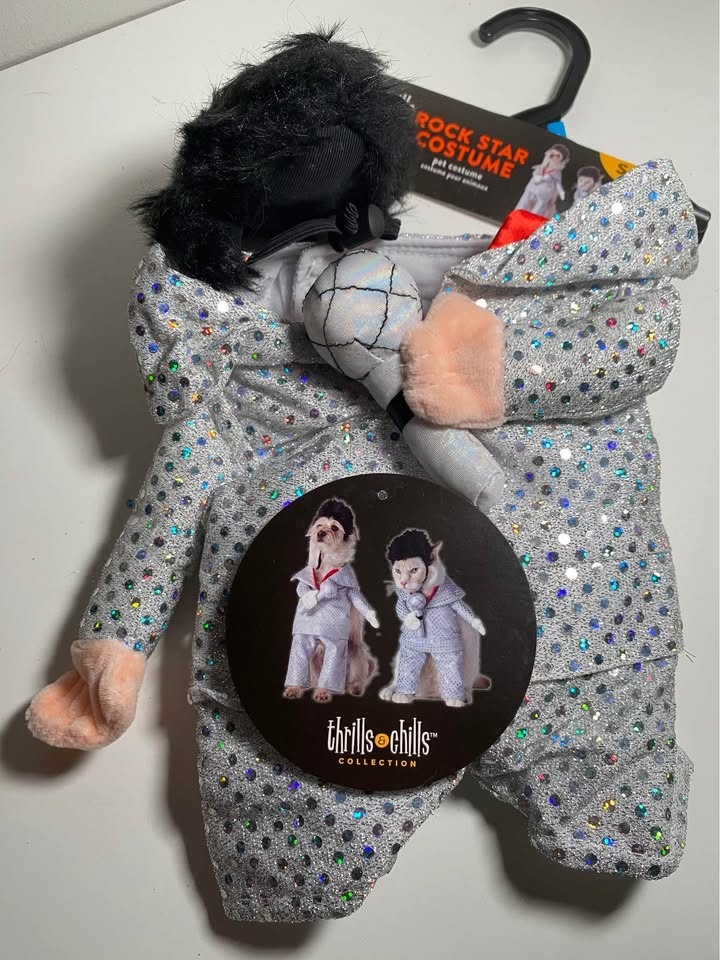 Halloween Dog & Cat Elvis Singer Costume - Small - photo 4