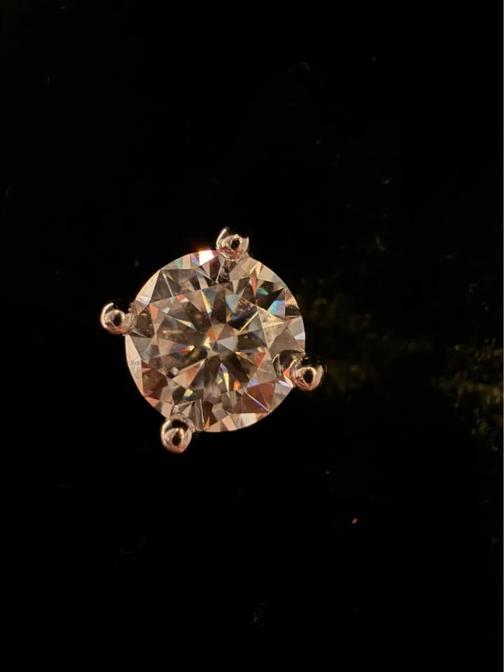 Moissanite Diamond Stud Earrings - 2.4CT - New - photo 3