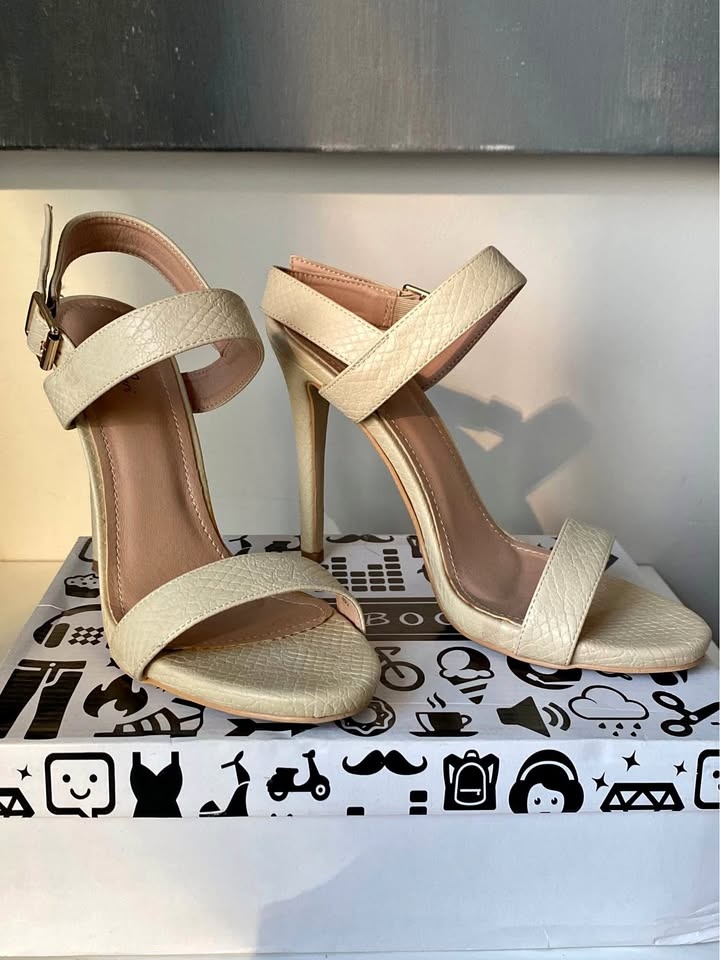 High Heel Double Strap Women’s shoes sandals
