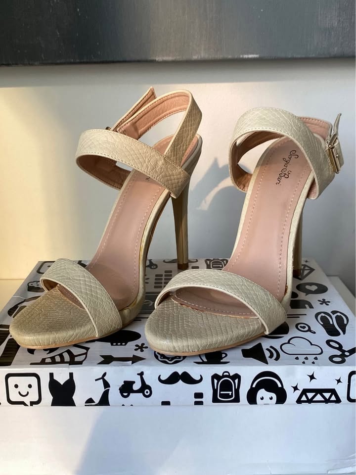High Heel Double Strap Women’s shoes sandals - photo 2
