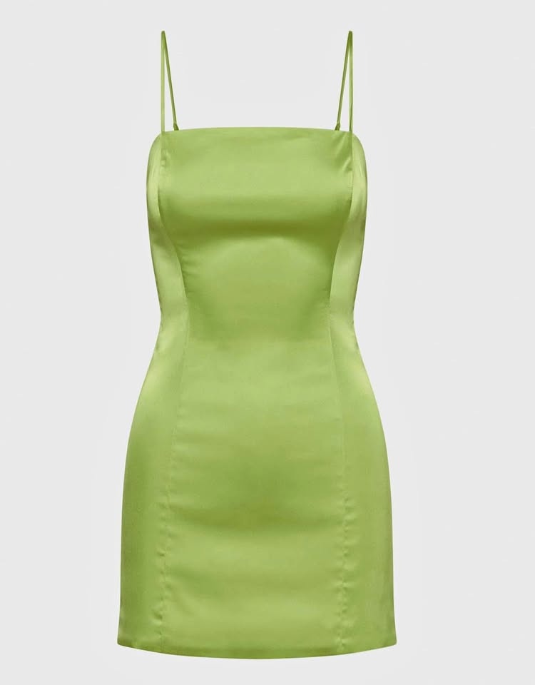 Aritzia Sunday Best Mini Dress Green