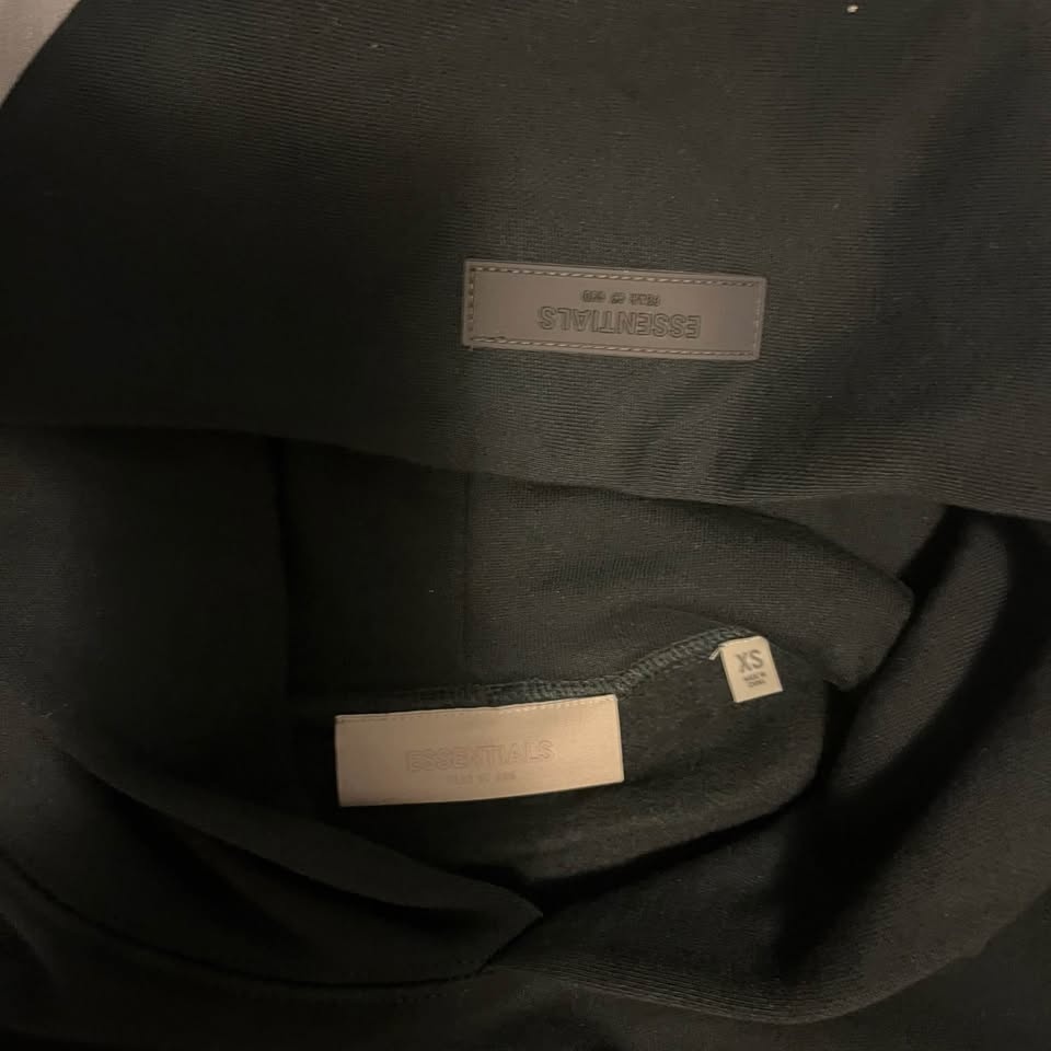 Essentials SS22 Black Velvet Hoodie - $80 OBO - photo 4