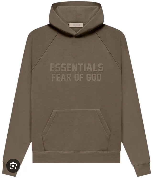 Brown Essentials Hoodie