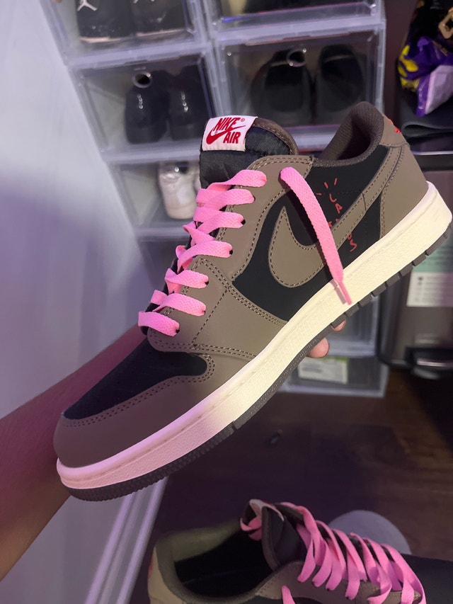 NIKE AIR JORDAN 1 LOW X TRAVIS SCOTT CACTUS JACK - photo 2