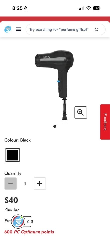 Quo hair dryer with retractable cord - photo 2