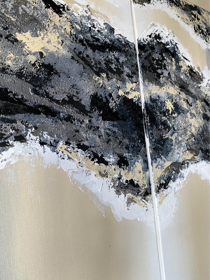 24”x40” Original Art Canvas Acrylic Painting - photo 4