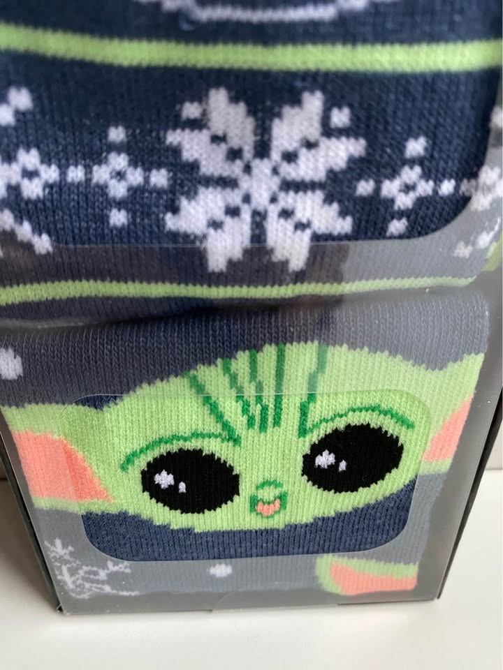 Star Wars Baby Yoda Grogu 3-Pack Crew Socks - photo 5