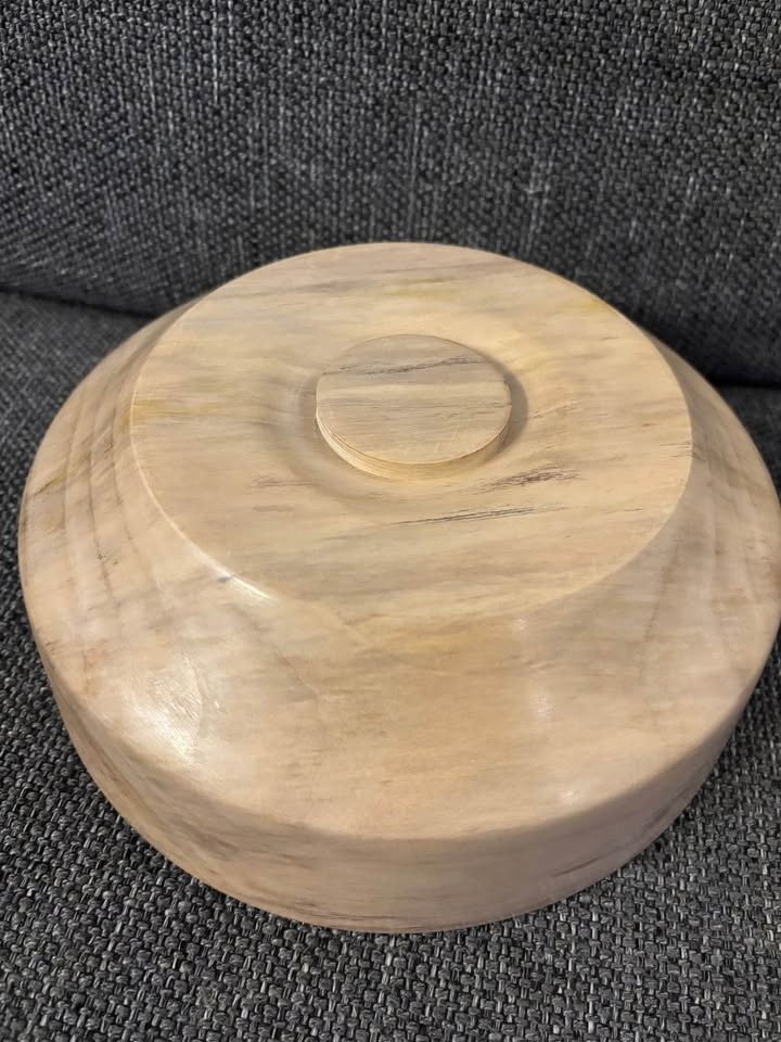 Hand carved maple fruit bowl - photo 4