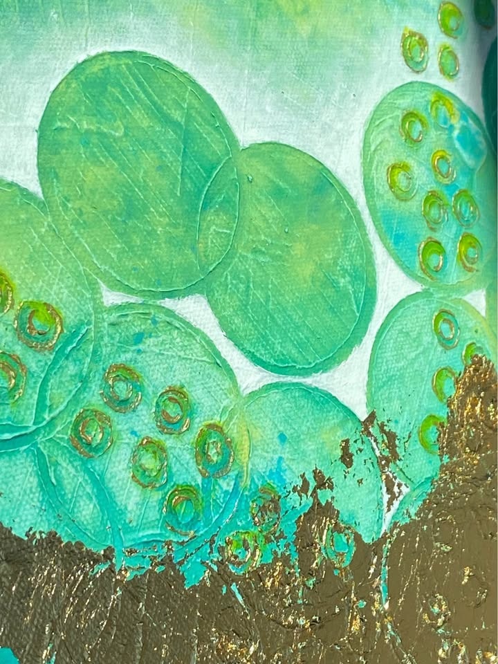 Acrylic Painting Gallery bubble octopus - photo 3