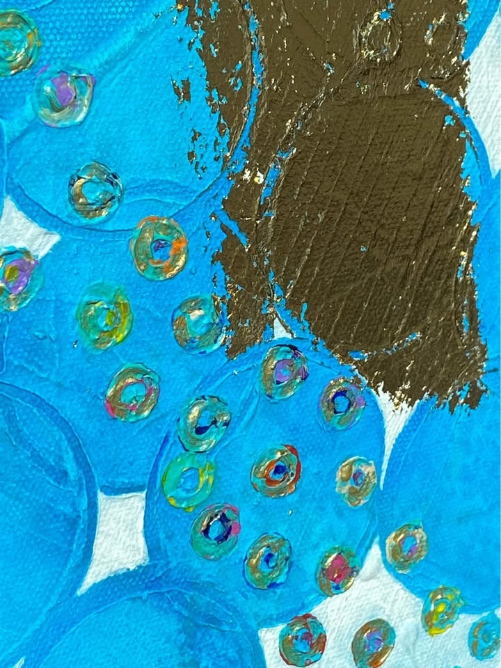 Acrylic Painting Gallery bubble octopus - photo 4