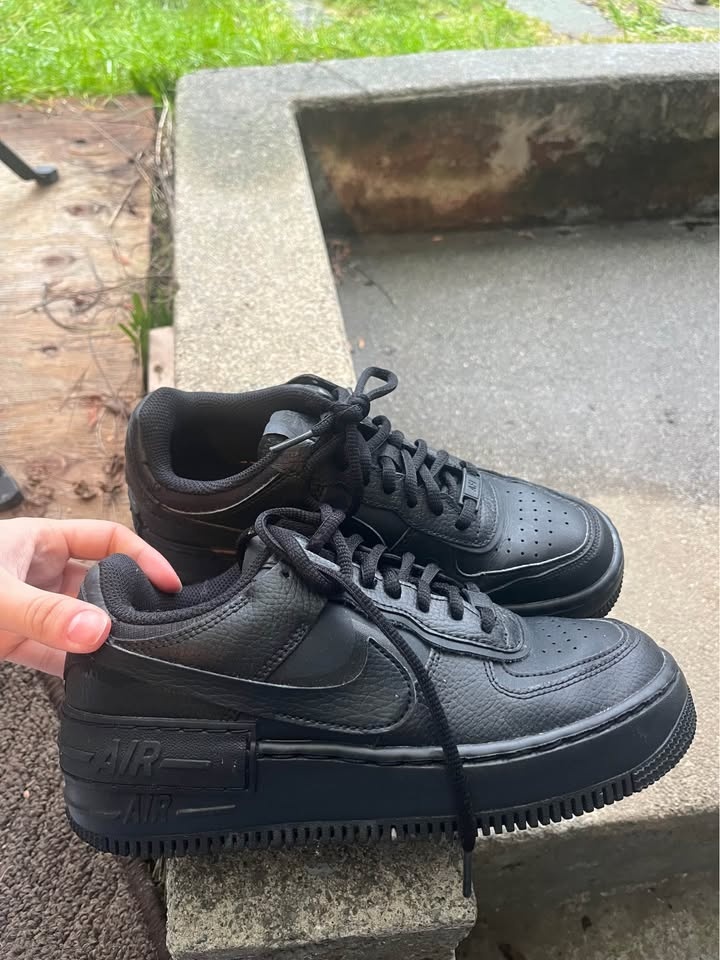 Women’s Nike AirForce 1 Shadow (Black) - photo 2