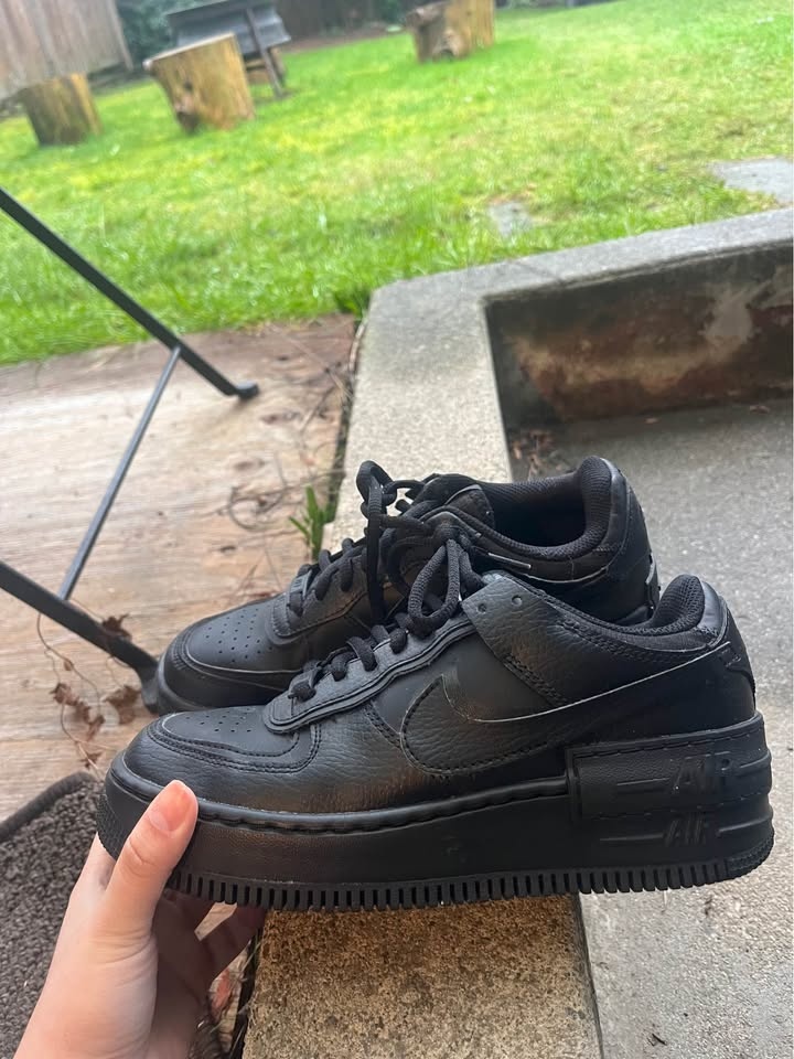 Women’s Nike AirForce 1 Shadow (Black) - photo 3