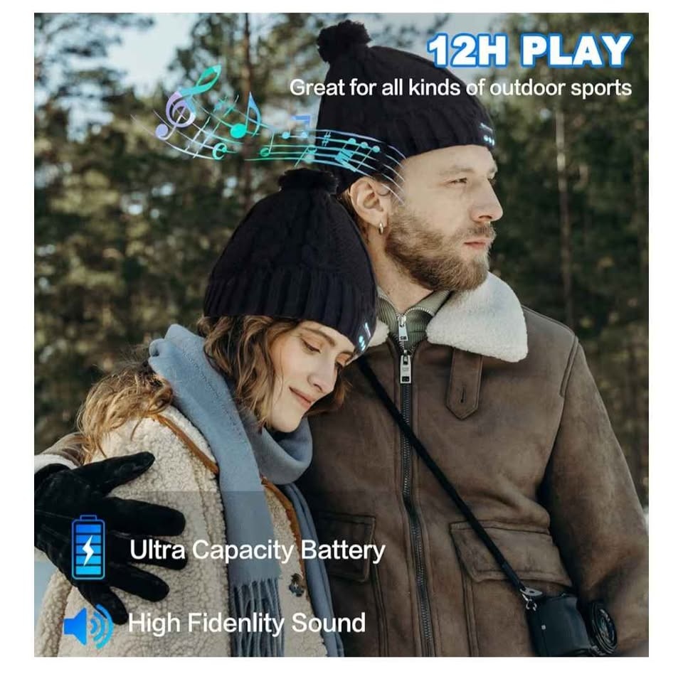 New Bluetooth Music Winter Touque Beanie - photo 4