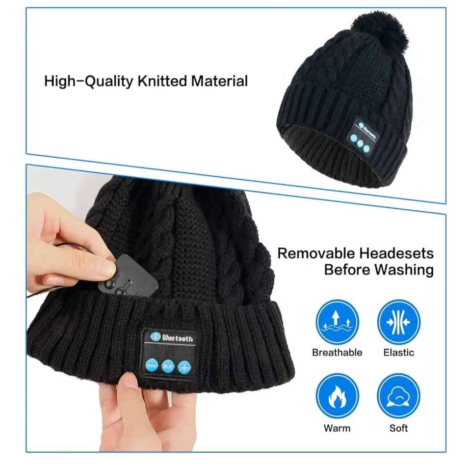 New Bluetooth Music Winter Touque Beanie - photo 5