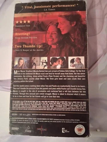 Lost And Delirious VHS Seville Pictures 2001 Canada - photo 3