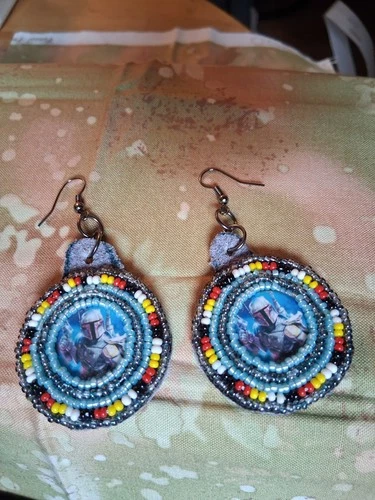 Star Wars Beaded Earrings