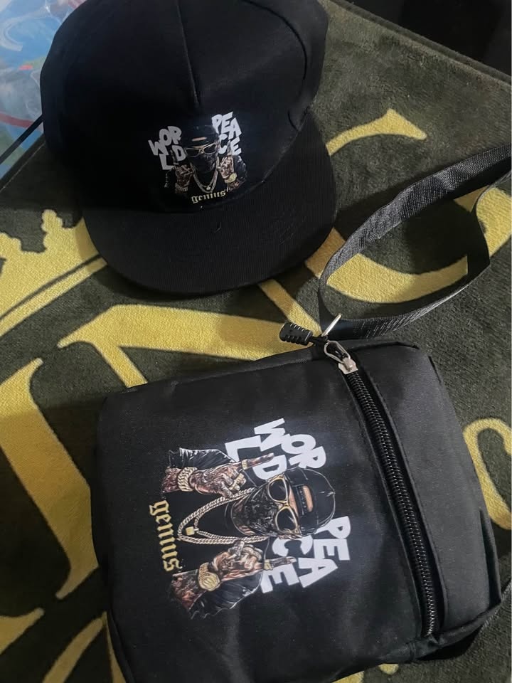 Custom Hip Hop Caps with Satchel Bag Matching Set - photo 2