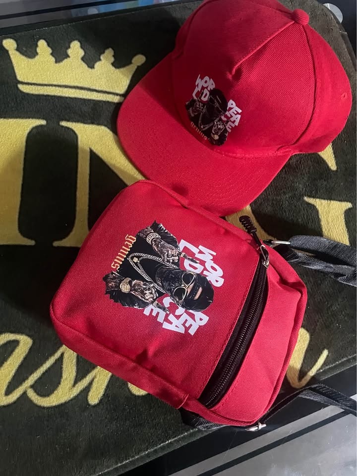 Custom Hip Hop Caps with Satchel Bag Matching Set - photo 3