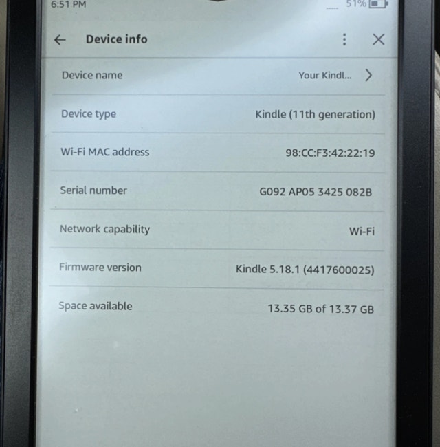 Amazon Kindle 11th Gen 16GB Wi-Fi w/ Case - photo 2