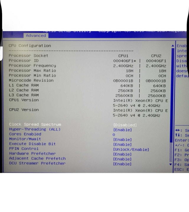 SuperMicro X10DRT 2-Node Server 4x Xeon E5-2640v4