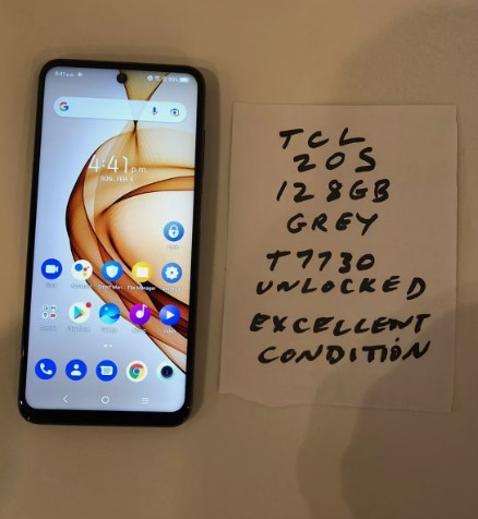 TCL 20S, 128GB, UNLOCKED Smartphone