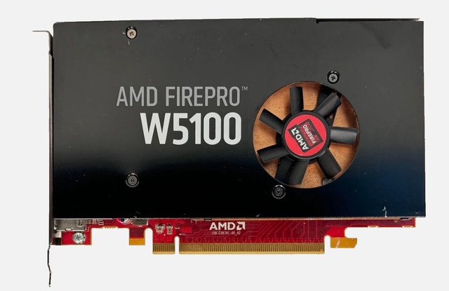 AMD FirePro W5100 4GB GDDR5 PCIe x16 4xDisplayPort GPU