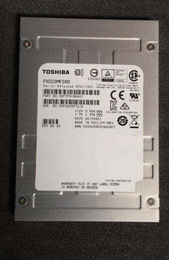 TOSHIBA 2.5'' 800GB PX02SM SAS SSD