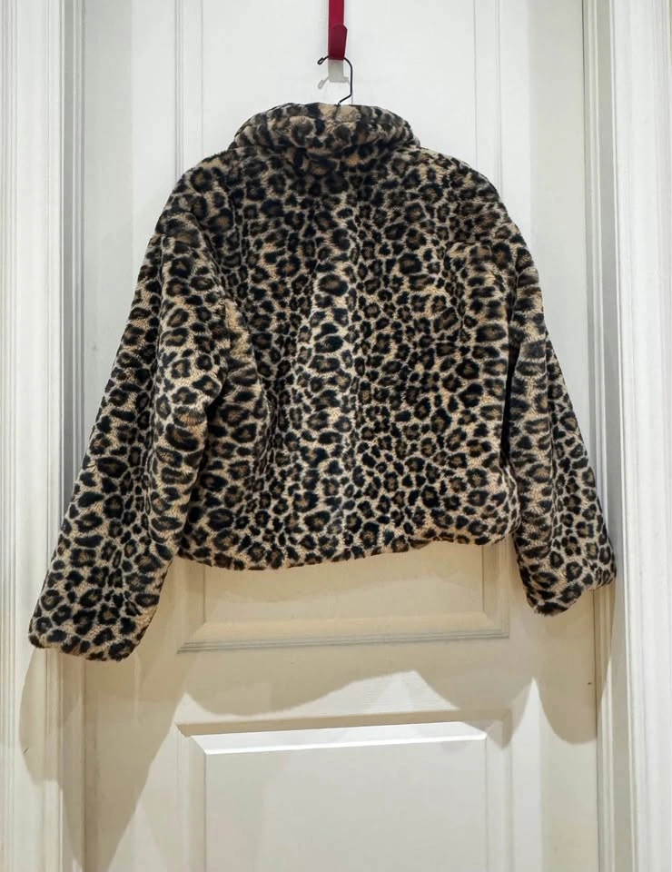 NEW H&M Fluffy Leopard Print Jacket 14Y+ (#2) - photo 2