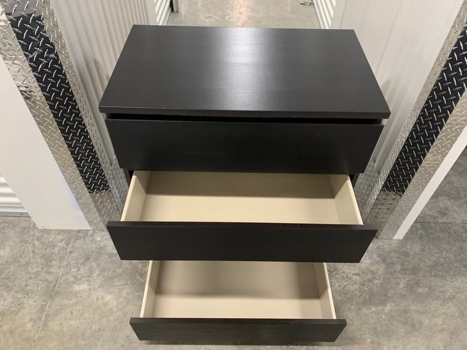 MALM chest of 4 drawers, black-brown - photo 4