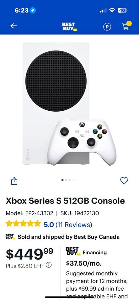 Xbox Series S (512GB) + 1TB Seagate Expansion Card