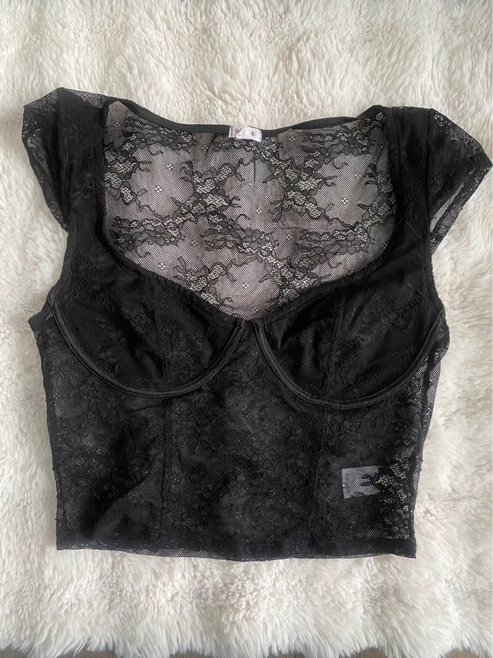 Garage Lace Corset Top - photo 4
