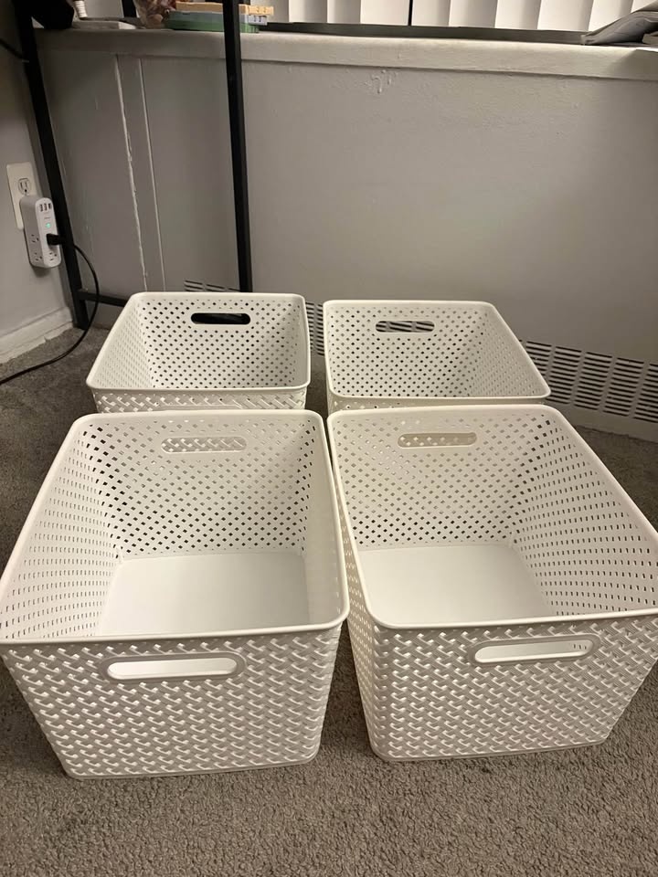 4 Storage Basket Bins - photo 5