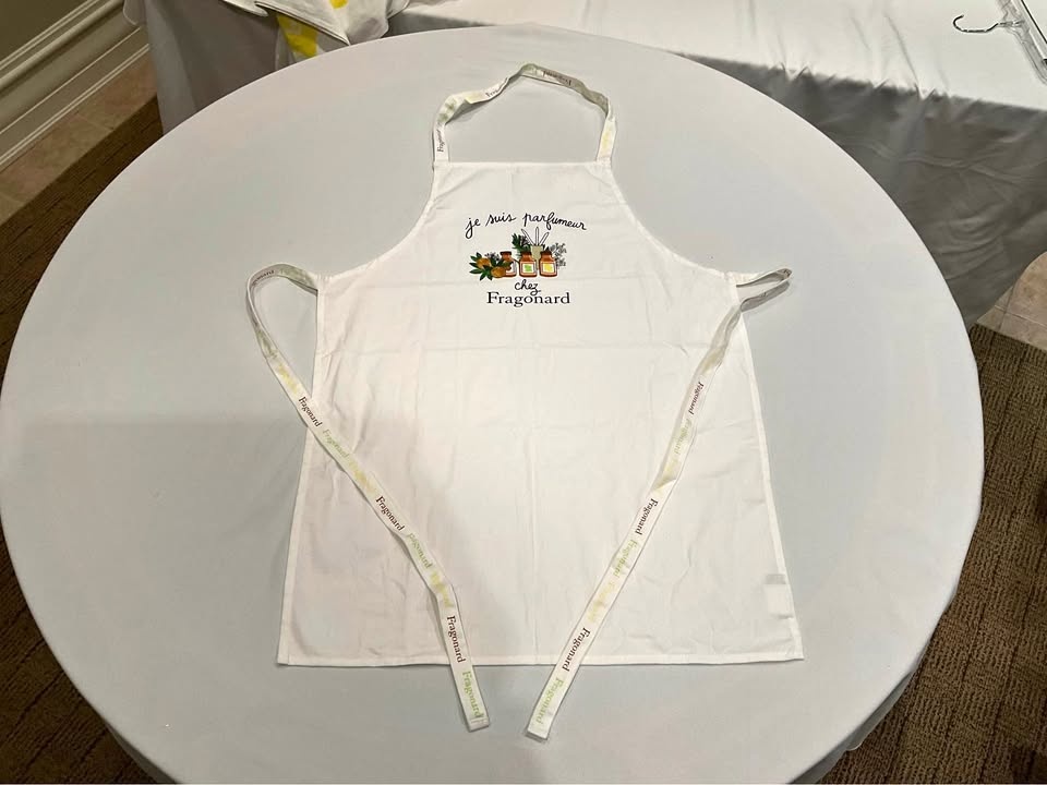 Vintage Fragonard 'Je suis parfumeur' Apron