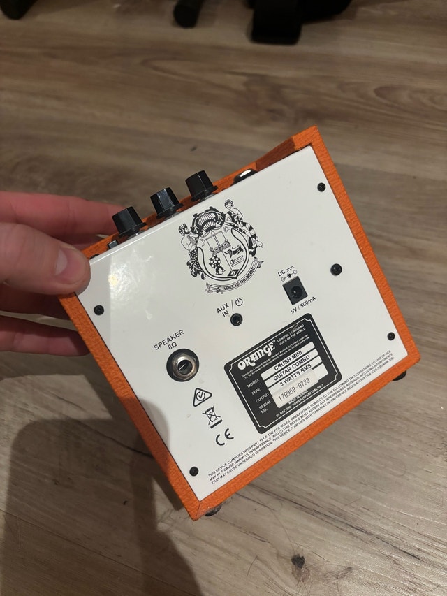 Orange Crush Mini 3W Practice Amp – Portable / Battery Powered - photo 3