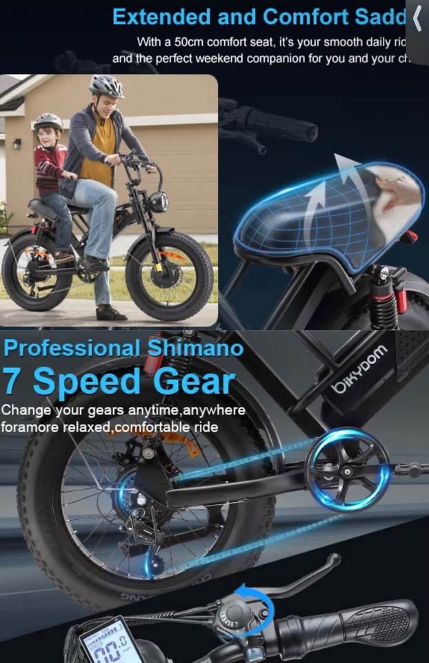 E bike 2000W 48V 20.8ah lithium battery - photo 2