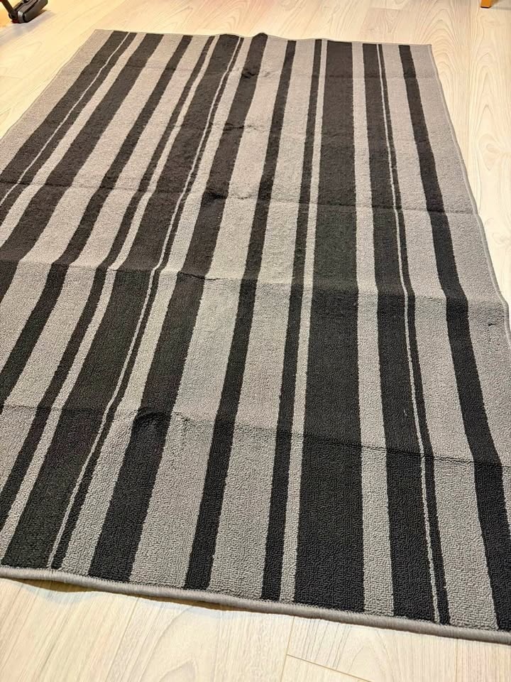Grey area rug